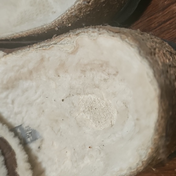 Birkenstock Mens Arizona Shearling Leather Sandals Size 12 - Picture 2 of 9